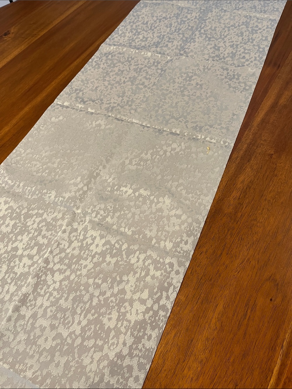 Calvin Klein Silver Table Runner